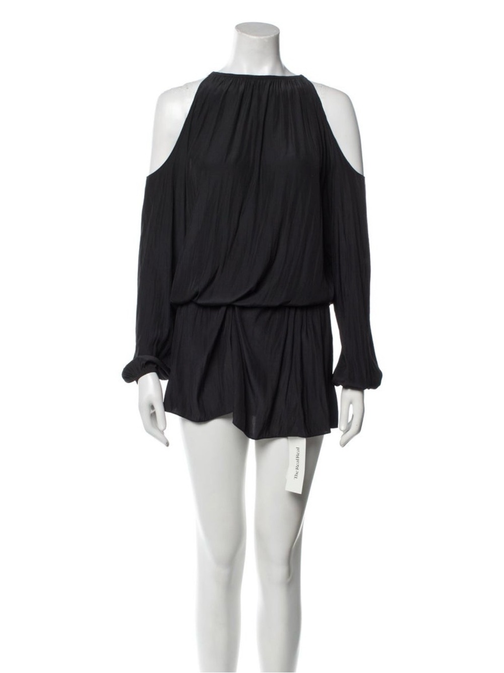 Ramy Brook Black Long Sleeve Mini Dress